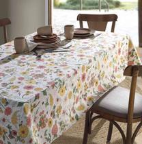 Toalha de Mesa Quadrada Clean 4 Lugares Elane Dohler