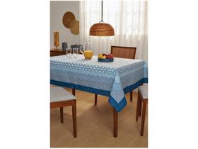 Toalha de Mesa Quadrada com 4 Lugares Estampa Mare 1,40m x Lepper