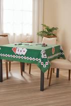 Toalha de Mesa Quadrada de Baralho 4 Lugares 1,50x1,50 Lepper