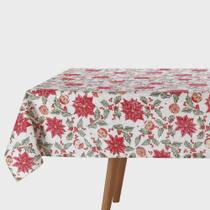 Toalha de Mesa Quadrada Döhler Celebra Estampada 160x160cm para 4 Lugares - Natal 106 Toalha de Mesa Quadrada Döhler Celebra Estampada 160x160cm para 4 Lugares - Natal 106