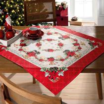 Toalha de Mesa Quadrada Dohler Clean Renova Estampada Digital 78x78 cm - Natal 116