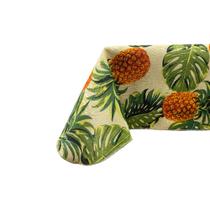 Toalha de Mesa Quadrada Estampa Abacaxi 1,40 x 1,40