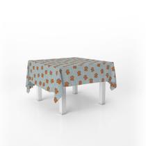 Toalha De Mesa Quadrada Infantil Tecido Oxford Patinhas Rabisco - 140x140cm Toalha De Mesa Quadrada Infantil Tecido Oxford Patinhas Rabisco - 140x140cm