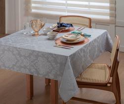 Toalha De Mesa Quadrada Jacquard Para Jantar Natal 1,50m Vemelho