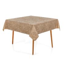 Toalha de Mesa Quadrada Karsten Sempre Limpa Aurora Avelã Toalha de Mesa Quadrada Karsten Sempre Limpa Aurora Avelã