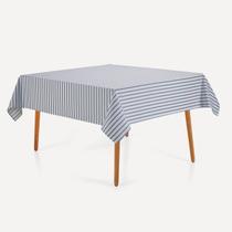 Toalha de Mesa Quadrada Karsten Sempre Limpa Zaira Azul Toalha de Mesa Quadrada Karsten Sempre Limpa Zaira Azul