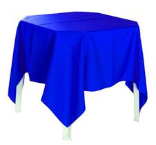 Toalha de mesa quadrada oxford para festa buffet azul