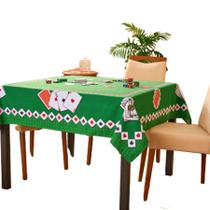 Toalha De Mesa Quadrada Para Jogar Baralho Poker 150x150 cm 4 Pessoas Toalha De Mesa Quadrada Para Jogar Baralho Poker 150x150 cm 4 Pessoas