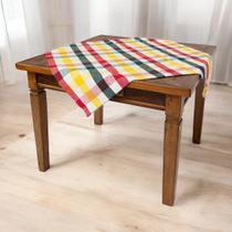Toalha De Mesa Quadrada Rústica 1,40 x 1,40m Tear Artesanal