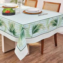 Toalha de Mesa Quadrada Super Prática 1,40m x 1,40m 04 lugares Lepper - Lu