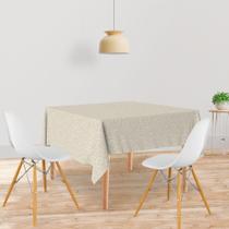 Toalha De Mesa Quadrada Tecido Oxford Arabesco Agda TL125 - 140x140cm