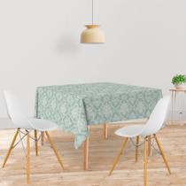 Toalha De Mesa Quadrada Tecido Oxford Arabesco Taya TL140 - 140x140cm Toalha De Mesa Quadrada Tecido Oxford Arabesco Taya TL140 - 140x140cm