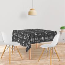 Toalha De Mesa Quadrada Tecido Oxford Churrasco TL165 - 140x140cm