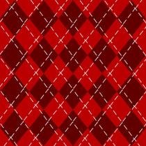 Toalha De Mesa Quadrada Tecido Oxford Natal xadrez vermelho-140x140cm