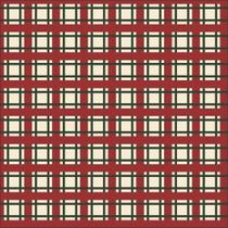 Toalha De Mesa Quadrada Tecido Oxford Xadrez Natalino-140x140cm