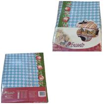Toalha de Mesa Quadriculada com Estampa Encanto