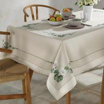 Toalha de mesa reangular 6 lugares 1,40 x 2,10m botanica dohler Toalha de mesa reangular 6 lugares 1,40 x 2,10m botanica dohler