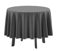 Toalha de Mesa Redonda 147 cm com Furo para Guarda-Sol, Impermeável, para Área Externa - Vargottam