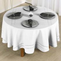Toalha de Mesa Redonda 220cm Ponto Ajour 331 Rafimex Toalha de Mesa Redonda 220cm Ponto Ajour 331 Rafimex