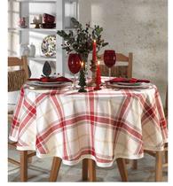 Toalha de Mesa Redonda 4 Lugares Celebra Natal 99 Dohler Toalha de Mesa Redonda 4 Lugares Celebra Natal 99 Dohler
