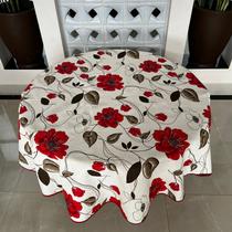 Toalha De Mesa Redonda 8 Lugares 2,20m