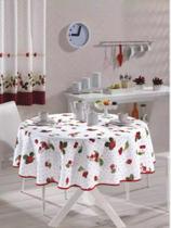 Toalha de Mesa Redonda Clean 6 Lugares Iolanda Dohler Toalha de Mesa Redonda Clean 6 Lugares Iolanda Dohler