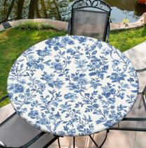 Toalha de mesa redonda COTAIL 122 cm impermeável com elástico na borda Toalha de mesa redonda COTAIL 122 cm impermeável com elástico na borda