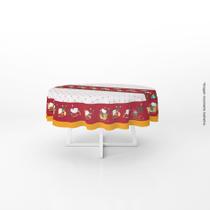 Toalha de Mesa Redonda Decorativa Natal Presentes Toalha de Mesa Redonda Decorativa Natal Presentes