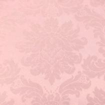 Toalha de Mesa Redonda em Jacquard Medalhão Rosê - 2,80m