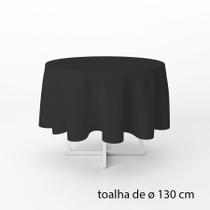 Toalha de Mesa Redonda em TNT - 130 cm diâmetro - Preto - 1 unidade - Best Fest - Rizzo Toalha de Mesa Redonda em TNT - 130 cm diâmetro - Preto - 1 unidade - Best Fest - Rizzo