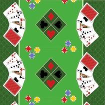 Toalha De Mesa Redonda Jogos Baralho Poker Oxford 1,40 metros Verde Toalha De Mesa Redonda Jogos Baralho Poker Oxford 1,40 metros Verde