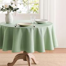 Toalha de Mesa Redonda Maymiss 152 cm Resistente à Água Verde Sálvia