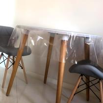 Toalha De Mesa Redonda Plástico Transparente 1,40 Diâmetro Protege Contra Arranhões Impermeável Toalha De Mesa Redonda Plástico Transparente 1,40 Diâmetro Protege Contra Arranhões Impermeável