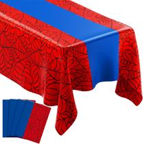Toalha de mesa Remage Spider para festa de aniversário 137x274cm, 3 unidades