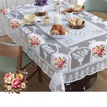 Toalha de Mesa Renda 6 lugares Escolha Estampa