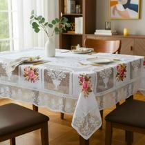 Toalha de Mesa Renda 6 lugares Escolha Estampa - speedprime
