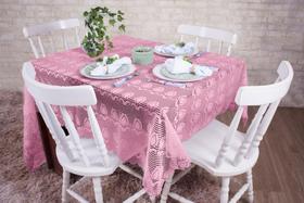 Toalha de Mesa Renda Quadrada 140x140m Para 4 Lugares