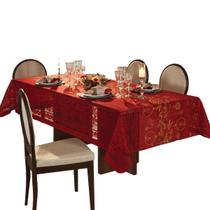 Toalha de Mesa Rendada Natal 10 Lugares 1,50 x 3,00m Lepper