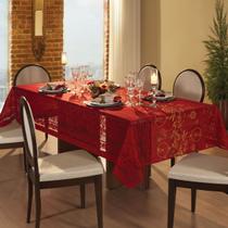 Toalha de Mesa Rendada Natal 10 Lugares Com Glitter Vermelha 1,50 x 3,00m Lepper Toalha de Mesa Rendada Natal 10 Lugares Com Glitter Vermelha 1,50 x 3,00m Lepper