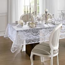 Toalha de Mesa Retangular 10 Lugares 1,55 x 3,00 m Renda Dinner Lepper