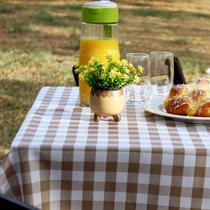 Toalha de Mesa Retangular 10 Lugares Em Oxford Xadrez 3,00m X 1,45 Picnic Piquenique Várias Cores