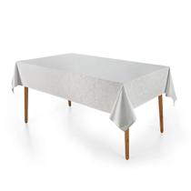 Toalha de Mesa Retangular 12 Lugares Karsten Blanka Branco