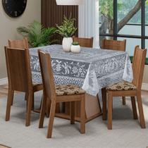 Toalha De Mesa Retangular 1,60x2,00cm Rendada Decoração Cozinha Sala Jantar