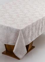 Toalha de Mesa Retangular 180x 270cm Bege Natural - Rafimex