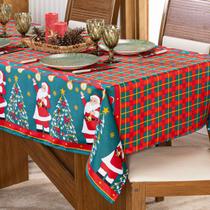 Toalha de Mesa Retangular 2,20m x 1,40m 6 Lugares Avulsa Estampada Natalina - Decoração Natal Fim de Ano Cozinha Sala Jantar Ceia Festas Toalha de Mesa Retangular 2,20m x 1,40m 6 Lugares Avulsa Estampada Natalina - Decoração Natal Fim de Ano Cozinha Sala Jantar Ceia Festas
