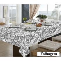 Toalha de Mesa Retangular 2,40m Folhagem Raner