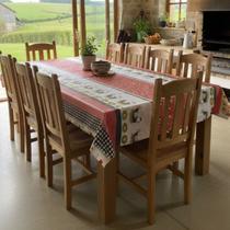 Toalha de mesa retangular 4 6 8 10 lugares plástica térmica estampada Toalha de mesa retangular 4 6 8 10 lugares plástica térmica estampada