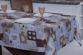 Toalha de mesa retangular 4 cadeiras 1,40 x 1.00