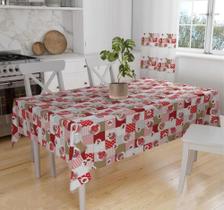 Toalha de mesa retangular 4 cadeiras 1,40 x 1.00