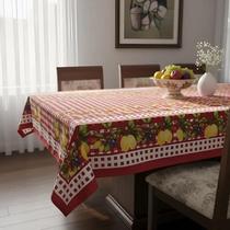 Toalha de Mesa Retangular 6 Cadeiras Premium (Várias Estampas)